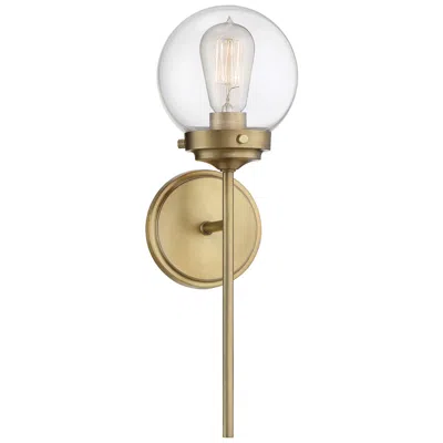 Savoy House Meridian 6" Wide Natural Brass 1-light Wall Sconce