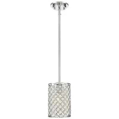 Savoy House Meridian 6.25" Wide Chrome 1-light Pendant