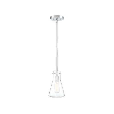 Savoy House Meridian 6.25" Wide Chrome 1-light Pendant