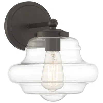 Savoy House Meridian 9" Wide Oil Rubbed Bronze 1-light Wall Sconce In Black