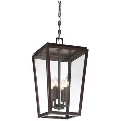 Savoy House Milton 12"w English Bronze 4-light Mini Pendant