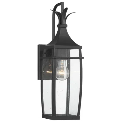 Savoy House Montpelier 18 1/2" High Matte Black Outdoor Wall Light