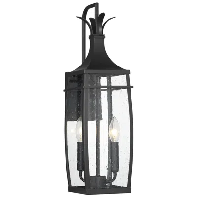 Savoy House Montpelier 2-light Outdoor Wall Lantern In Matte Black