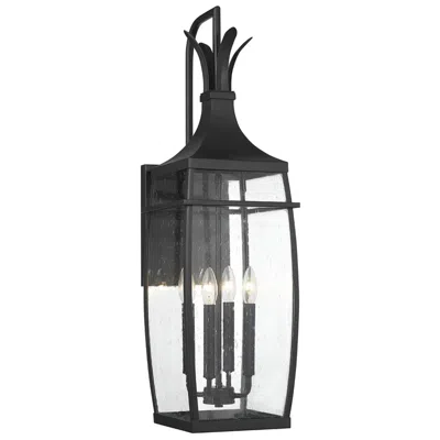 Savoy House Montpelier 4-light Outdoor Wall Lantern In Matte Black