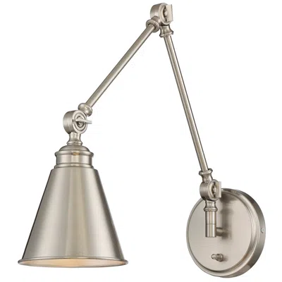 Savoy House Morland 1-light Adjustable Wall Sconce In Polished Nickel