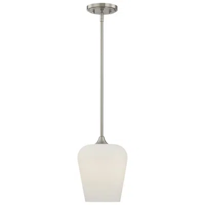 Savoy House Octave 1-light Pendant In Satin Nickel In Multi