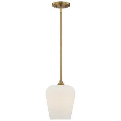 Savoy House Octave 1-light Pendant In Warm Brass In Gold
