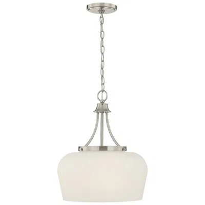 Savoy House Octave 3-light Pendant In Satin Nickel In Silver
