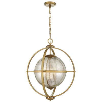 Savoy House Pearl 21" Wide Warm Brass 3-light Pendant