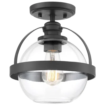 Savoy House Pendleton 9 1/2" Wide Matte Black Ceiling Light
