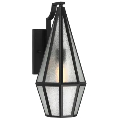 Savoy House Peninsula 18"h Matte Black Outdoor Wall Light