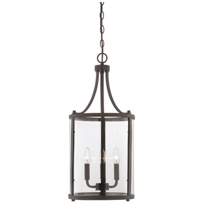 Savoy House Penrose 12" Wide English Bronze 3-light Mini Pendant