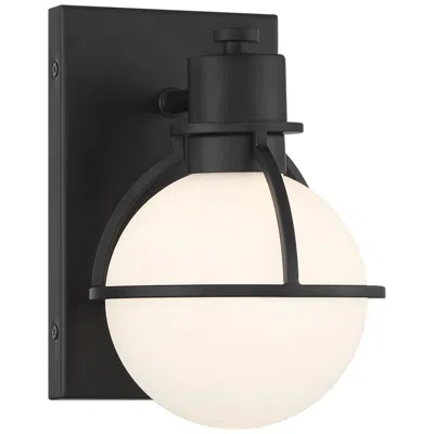 Savoy House Pierce 1-light Wall Sconce In Matte Black