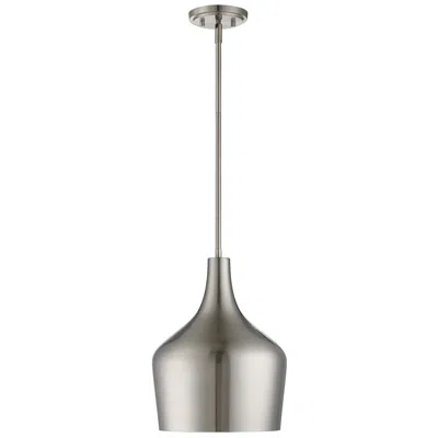 Savoy House Pirou 10 1/2" Wide Brushed Nickel Mini Pendant