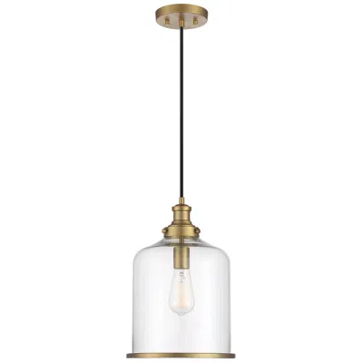 Savoy House Pownal 10 1/4" Wide Natural Brass Mini Pendant