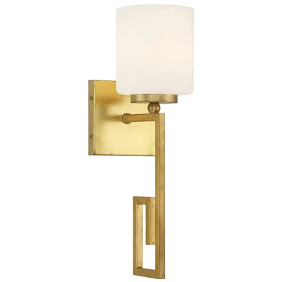 Savoy House Quatrain 16 1/4" High Gold Wall Sconce