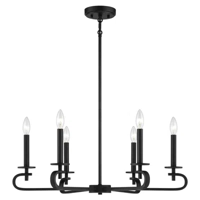 Savoy House Salem 40" Wide Forged Iron 8-light Chandelier
