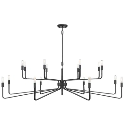 Savoy House Salem 57" Wide 16-light Forged Iron 2-tier Chandelier