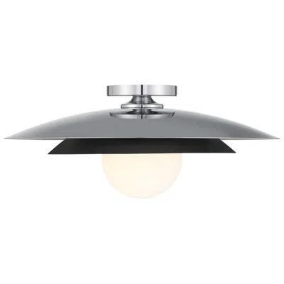 Savoy House Sherrer 1-light Ceiling Light In Chrome In Silver