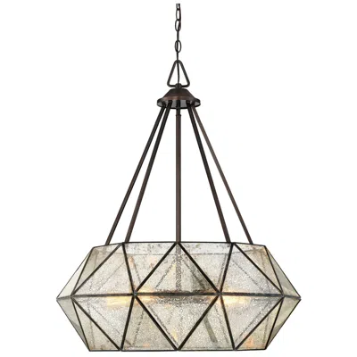 Savoy House Tartan 28" Wide Oiled Burnished Bronze 5-light Pendant