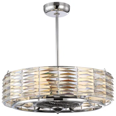 Savoy House Taurus 6-light Fan D'lier In Polished Chrome