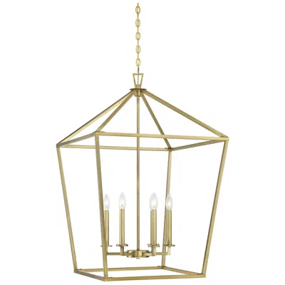 Savoy House Townsend 24" Wide Warm Brass 6-light Pendant