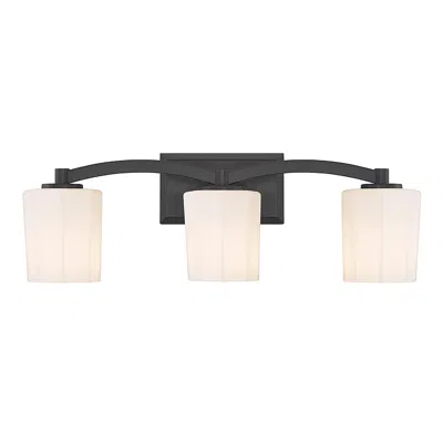 Savoy House Whitney 24" Wide Matte Black 3-light Bath Light