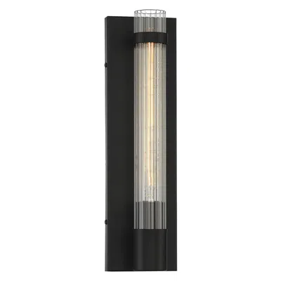 Savoy House Willmar 16" High Matte Black Wall Sconce