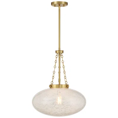 Savoy House Willow 1-light Pendant In Warm Brass In Gold
