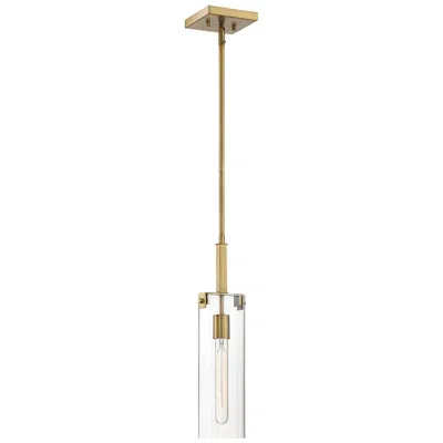 Savoy House Winfield 5 1/4" Wide Warm Brass Mini Pendant