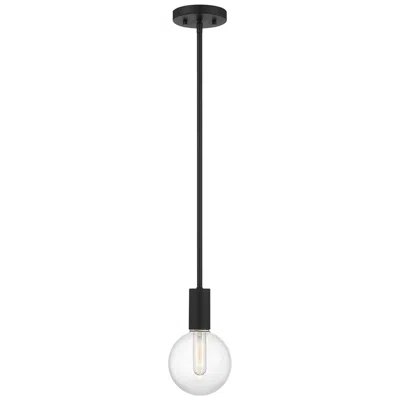 Savoy House Wright 5 3/4" Matte Black Mini Pendant