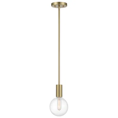 Savoy House Wright 5 3/4" Wide Warm Brass Mini Pendant