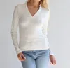 Savra√© Lily Ruffle Long Sleevetop In White