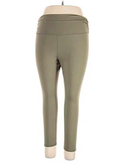 Pre-owned Savvi Active Pants In Green