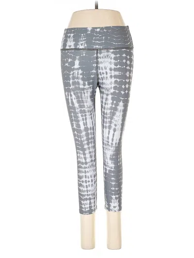 Pre-owned Savvi Active Pants In Silver