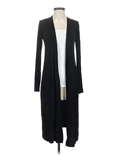Pre-owned Savvi Cardigan Sweater In Black
