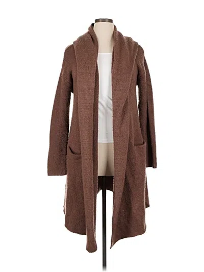 Pre-owned Savvi Cardigan Sweater In Brown