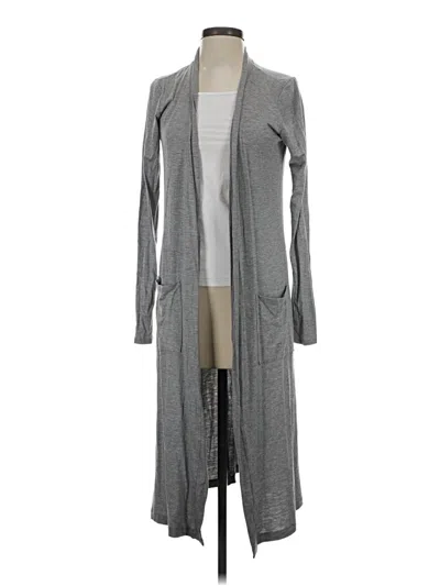 Pre-owned Savvi Cardigan Sweater In Gray