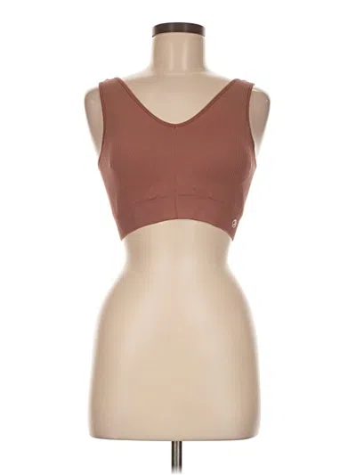 Pre-owned Savvi Sports Bra In Brown