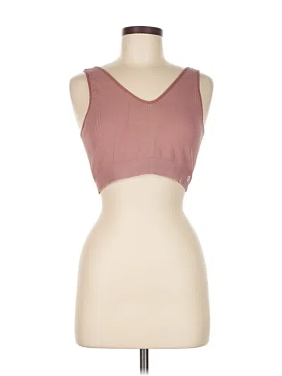 Pre-owned Savvi Sports Bra In Burgundy