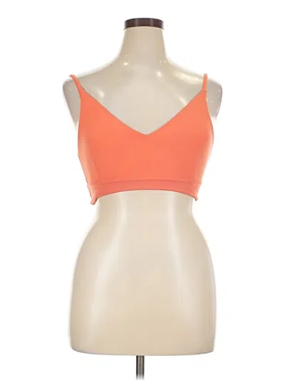 Pre-owned Savvi Sports Bra In Orange