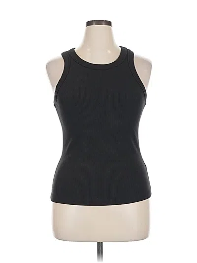 Pre-owned Savvi Tank Top Black Halter Neckline Tops