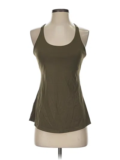Pre-owned Savvi Tank Top Brown Halter Neckline Tops