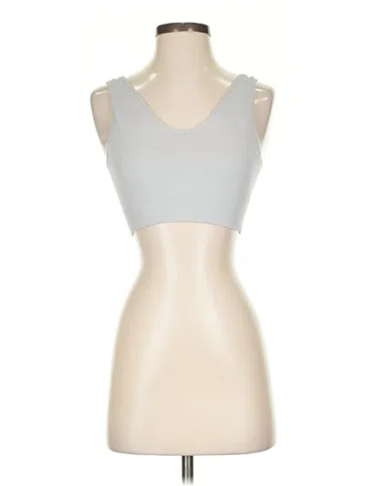 Pre-owned Savvi Tank Top Gray Strapless Neckline Tops