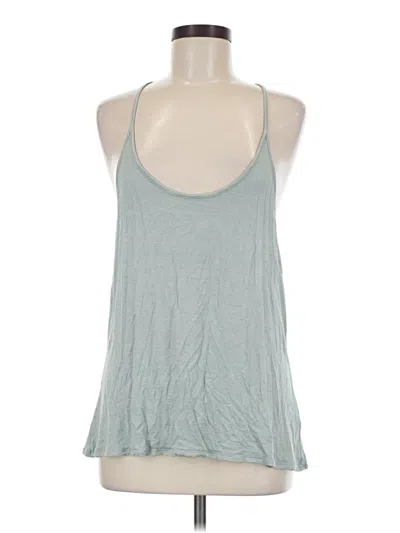 Pre-owned Savvi Tank Top Green Halter Neckline Tops