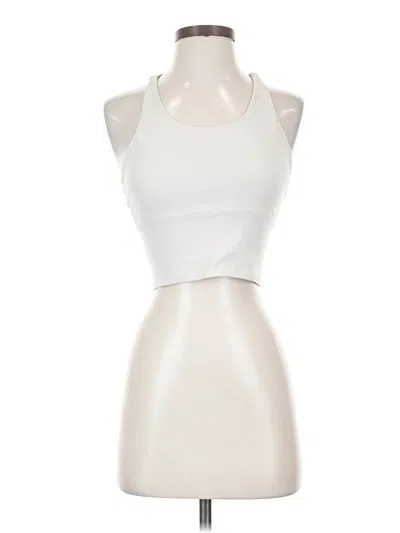 Pre-owned Savvi Tank Top Ivory Halter Neckline Tops In White