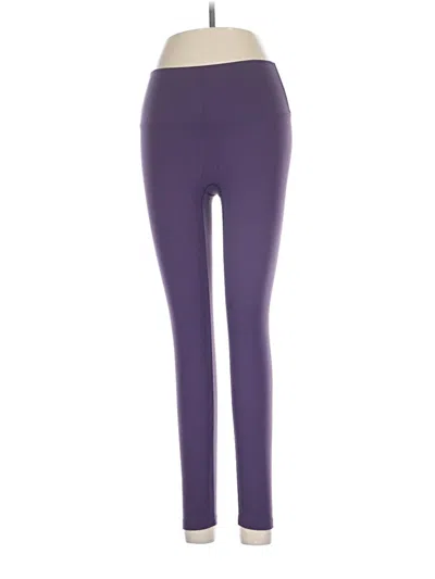 Pre-owned Savvi Yoga Pants In Purple