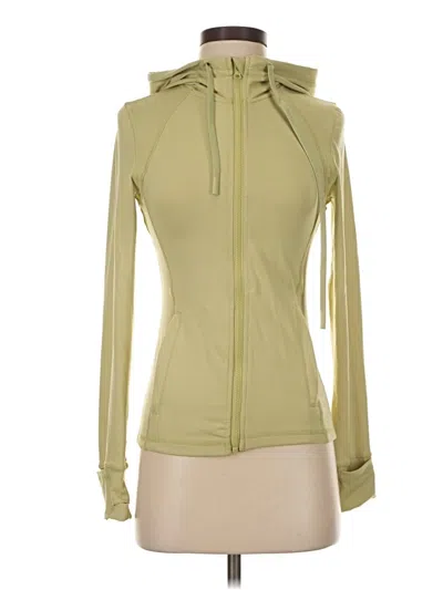 Pre-owned Savvi Zip Up Hoodie In Green