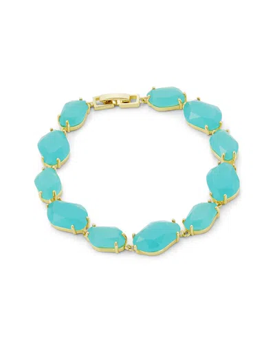 Savvy Cie 14k Plated Beaded Bracelet In Multi