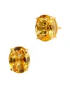 Savvy Cie 18k 3.50 Ct. Tw. Citrine Studs